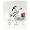 Image 1 : Al Hirschfeld Signed Elvis Presley FDC 