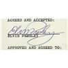 Image 2 : Elvis Presley Signed "Frankie & Johnny" Contract 