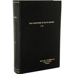 The Adventures of Fu Manchu Bound Scripts 