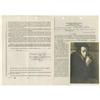 Image 1 : Boris Karloff Signed Contract with Photo 