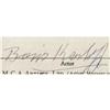 Image 2 : Boris Karloff Signed Contract with Photo 