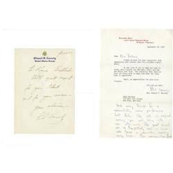 Ethel and Ted Kennedy Handwritten Letters 