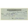Image 1 : Jack Kerouac Signed Check 