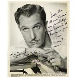 Vincent Price Signed Photo 