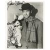 Image 1 : James Stewart Signed "Harvey" Photo with Doodle 