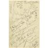 Image 1 : Page Signed by H.G. Wells and Others 