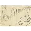 Image 2 : Page Signed by H.G. Wells and Others 