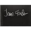 Image 1 : Jane Fonda Signed "What's My Line?" Card 