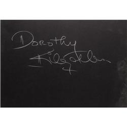 Dorothy Kilgallen Signed "What's My Line?" Card 