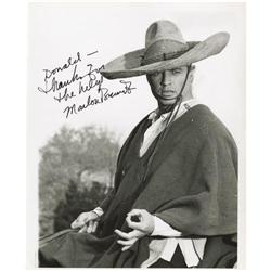 Marlon Brando Signed "The Appaloosa" Photo 