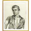 Image 1 : Kendall Drawing of James Dean in "Giant" 
