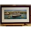 Image 1 : Cunard Ship Framed Painting #1