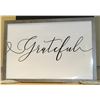 Image 1 : Framed Glass "Grateful"
