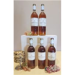 5 Bottles of 1990 Chateau Lafaurie-Peyraguey Sauternes