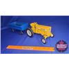 Image 3 : Duo (Scale 1/16) : International Industrial Tractor & Blue Flare Box Wagon
