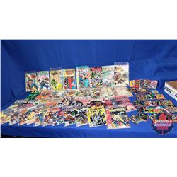 Marvel Box Lot : Comics (36) including Wolverine, X-Men, Hulk, Thor, Fantastic Four, etc  & Collecto