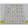 Image 1 : Qty 18: 1920's & 1030's Liberty Dimes, etc in Plastic Protector