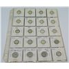 Image 1 : Qty 20: 1920's-1980's D Liberty Dimes, etc in Plastic Protector