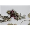 Image 8 : Misc Bangle Bracelets, Brooches, Bead Neck Chains, Watch, etc