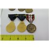 Image 8 : Qty 7 Military Service Medals: Navy Rifleman, Afghanistan, National Defense, etc