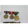 Image 9 : Qty 7 Military Service Medals: Navy Rifleman, Afghanistan, National Defense, etc