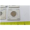 Image 2 : Qty 5 Coins:  India Anna & Naya Paise 1943-1970 in Cardboard Flips