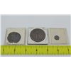 Image 1 : Qty 3 Antique Coins:  Elizabeth I Shilling, 1842 Coin, Coin Labeled 'Herod I 40BCE - 4CE'
