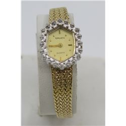 Gruen Quartz Ladies Watch 237-SY20 w/ Crystal Accents