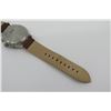 Image 8 : Timex Expedition Chronograph Indiglo Watch - 100m Stainless Steel  w/ Leather Band