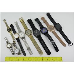 Qty 10 Watches: Lugano, Seiko, iTouch, Casio, Lace Design (Japan), etc.