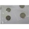 Image 10 : Qty 12 Coins: Quarters, Dimes in Plastic Sleeves: 1883, 1906, 1910, 1940, etc