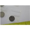 Image 14 : Qty 12 Coins: Quarters, Dimes in Plastic Sleeves: 1883, 1906, 1910, 1940, etc