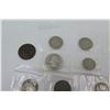 Image 3 : Qty 12 Coins: Quarters, Dimes in Plastic Sleeves: 1883, 1906, 1910, 1940, etc
