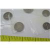 Image 9 : Qty 12 Coins: Quarters, Dimes in Plastic Sleeves: 1883, 1906, 1910, 1940, etc