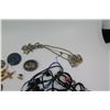 Image 8 : Misc Jewelry:  Pearl  Bead & Chain Necklaces, Rings, Bracelets, Pins, etc