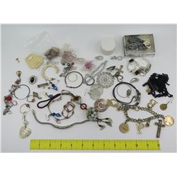 Misc Jewelry: Charm Bracelets, Rings, Earrings, Brooches, etc