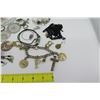 Image 2 : Misc Jewelry: Charm Bracelets, Rings, Earrings, Brooches, etc