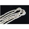 Image 21 : Three-Strand White Shell Lei Necklace w/ Shell Clasp (see video - left thumbnail)