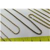 Image 8 : Qty 8 Neck Chains and 2 Pendants, 1 Rope Bracelet (3 are broken)