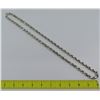 Image 1 : Sterling Silver 925 Double Rope Neck Chain, Approx 28" L, 113.82 Grams