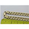Image 2 : 14K Gold Link Chain Bracelet, Made in Italy Approx. 8" L, 16.30 Grams