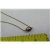 Image 2 : Balestra 750 18K Gold Chain Necklace w/ Black Pearl, 7.31 Grams