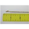 Image 8 : Gold Rope Neck Chain 11.5" 3.01 Grams