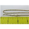 Image 10 : 14K Gold Neck Chain Approx 28" L, 11.47 Grams (clasp broken)