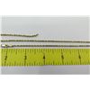 Image 7 : 14K Gold Neck Chain Approx 28" L, 11.47 Grams (clasp broken)