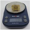 Image 1 : Men's 14K Gold Ring w/ Ancient Warrior Coin Design Size 11, 7.78 Grams