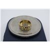 Image 2 : 14K Gold Hawaiian Ring w/ Black Enamel "Kuuipo" Size 7.5, 7.02 Grams