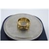 Image 2 : 14K Gold Etched Hawaiian Ring  Size 5.5, 6.31 Grams