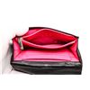 Image 5 : Chanel Black Ligne Calfskin Leather Cambon Compact Wallet