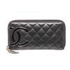 Image 3 : Chanel Black Lambskin Cambon Zippy Wallet